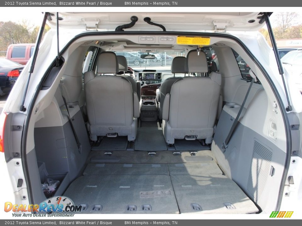 2012 Toyota Sienna Limited Blizzard White Pearl / Bisque Photo #26