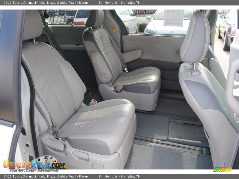 2012 Toyota Sienna Limited Blizzard White Pearl / Bisque Photo #27