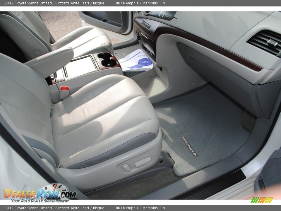 2012 Toyota Sienna Limited Blizzard White Pearl / Bisque Photo #29