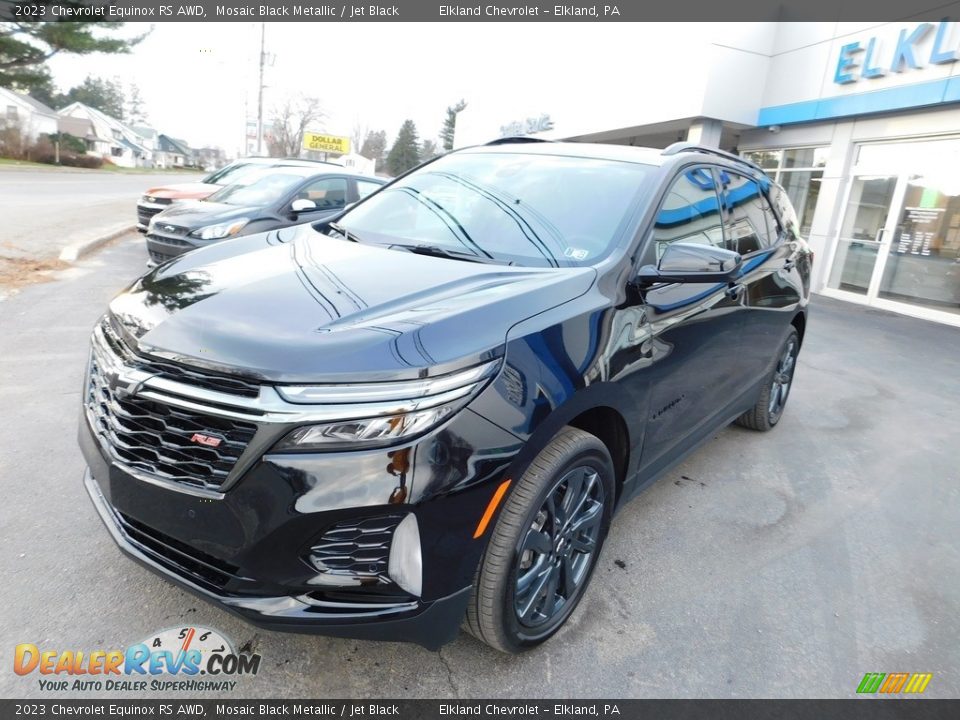 2023 Chevrolet Equinox RS AWD Mosaic Black Metallic / Jet Black Photo #2