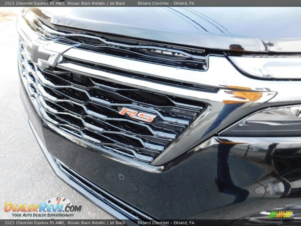 2023 Chevrolet Equinox RS AWD Mosaic Black Metallic / Jet Black Photo #3