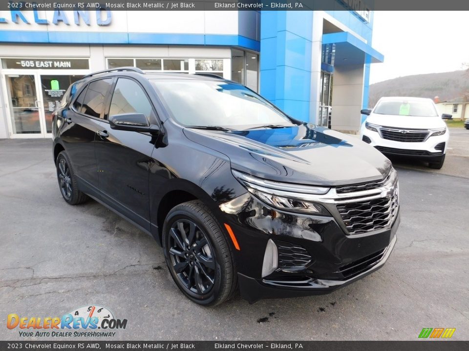 2023 Chevrolet Equinox RS AWD Mosaic Black Metallic / Jet Black Photo #4