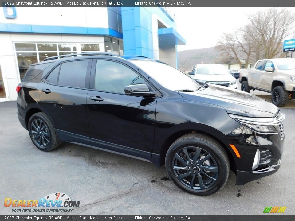 2023 Chevrolet Equinox RS AWD Mosaic Black Metallic / Jet Black Photo #5