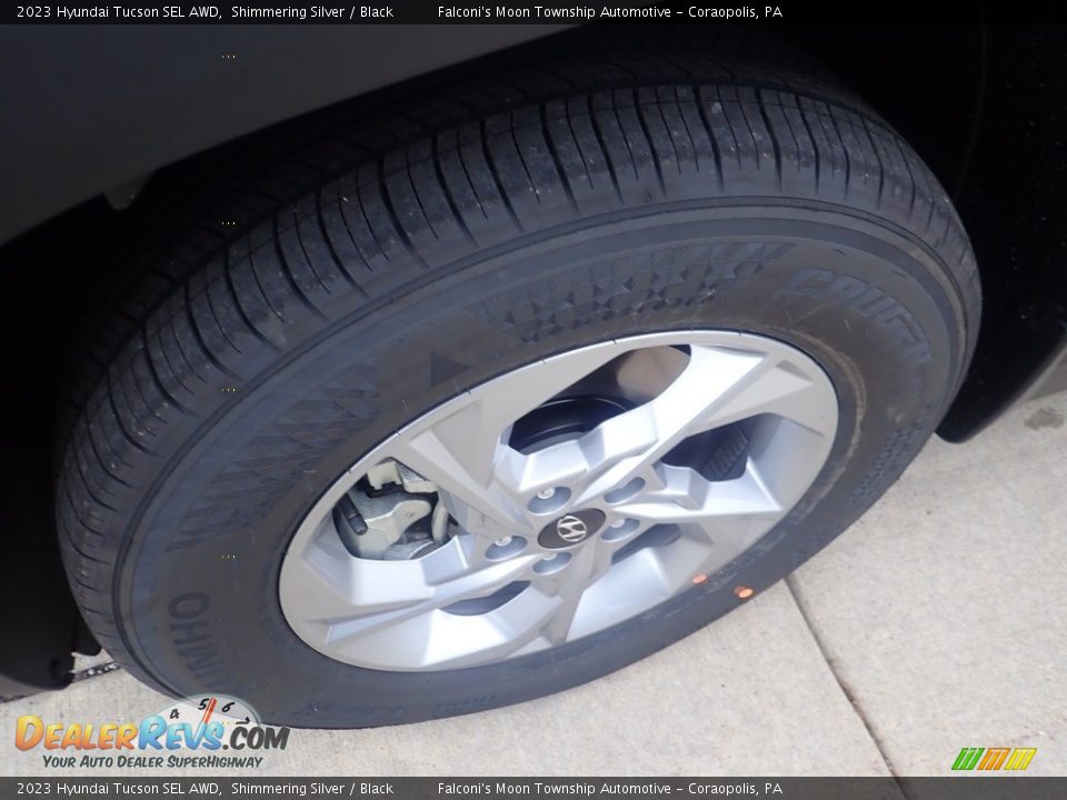 2023 Hyundai Tucson SEL AWD Shimmering Silver / Black Photo #9