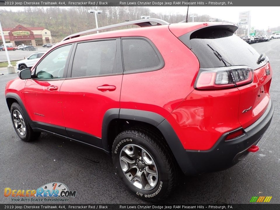 2019 Jeep Cherokee Trailhawk 4x4 Firecracker Red / Black Photo #3