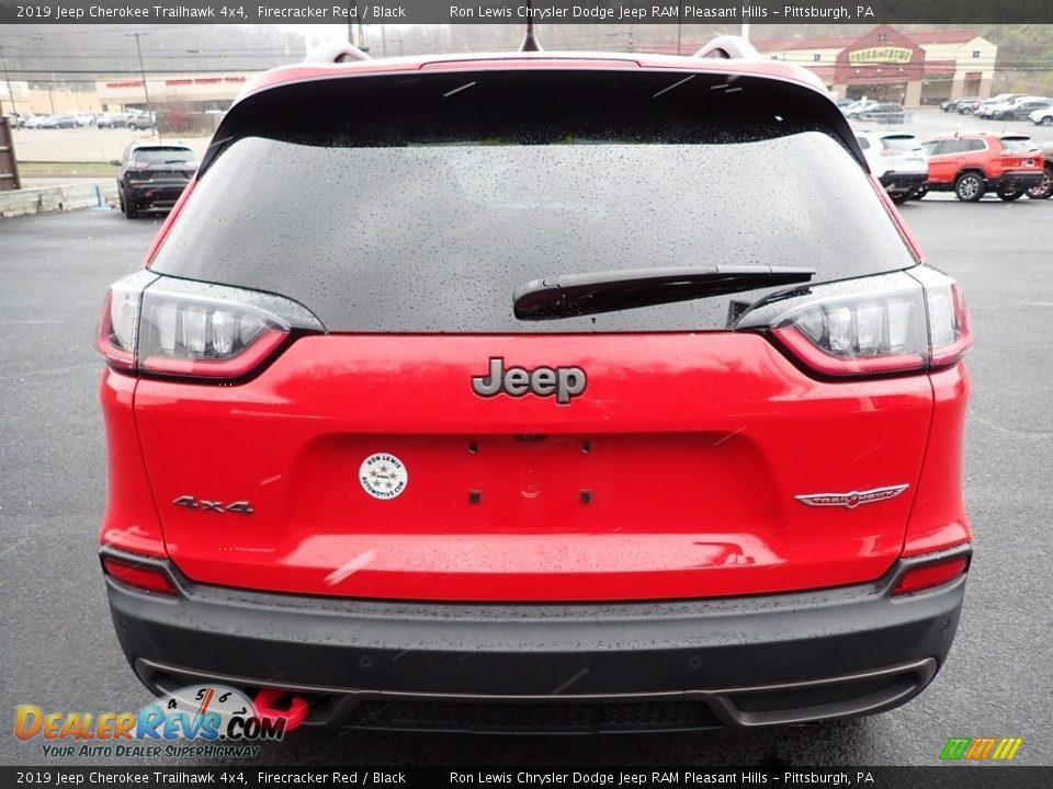 2019 Jeep Cherokee Trailhawk 4x4 Firecracker Red / Black Photo #4