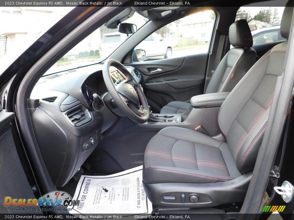 Jet Black Interior - 2023 Chevrolet Equinox RS AWD Photo #19