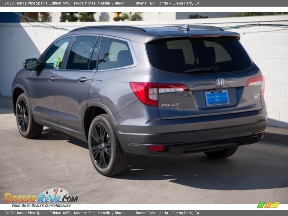 2022 Honda Pilot Special Edition AWD Modern Steel Metallic / Black Photo #2