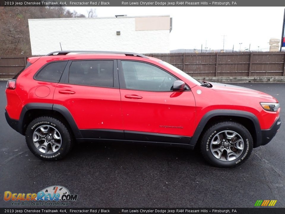 2019 Jeep Cherokee Trailhawk 4x4 Firecracker Red / Black Photo #7