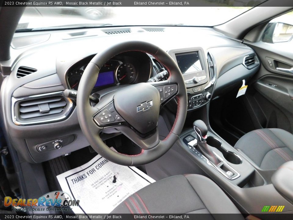 Jet Black Interior - 2023 Chevrolet Equinox RS AWD Photo #21