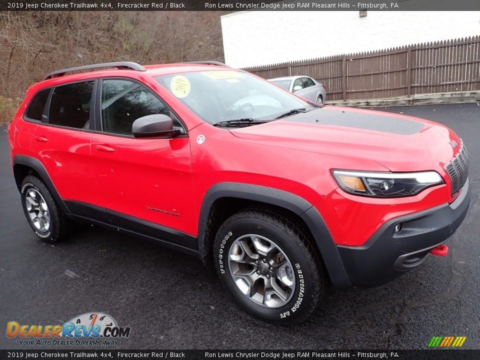 2019 Jeep Cherokee Trailhawk 4x4 Firecracker Red / Black Photo #8