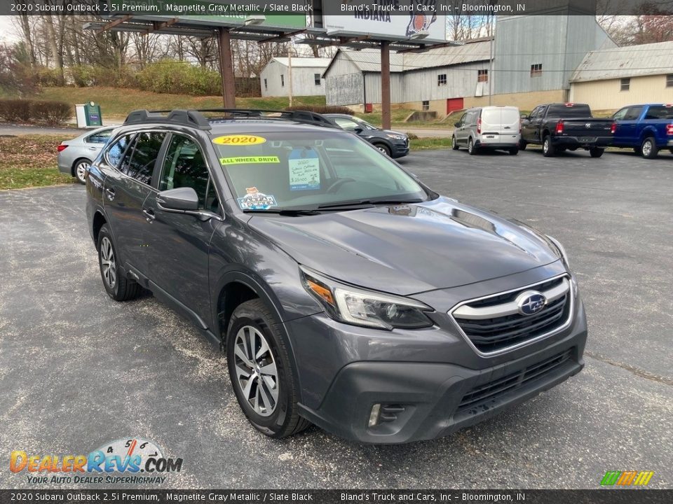 2020 Subaru Outback 2.5i Premium Magnetite Gray Metallic / Slate Black Photo #7