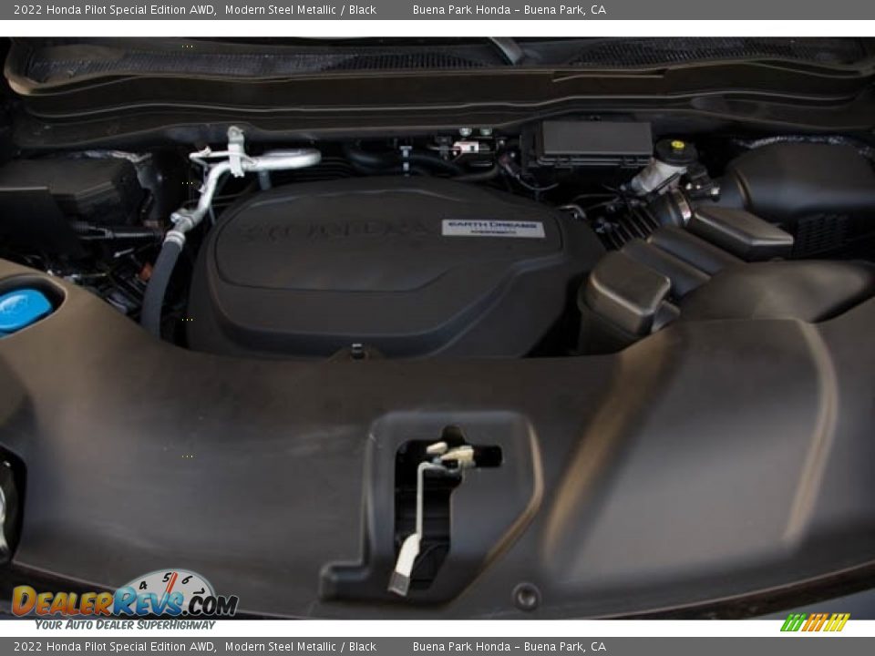 2022 Honda Pilot Special Edition AWD Modern Steel Metallic / Black Photo #9