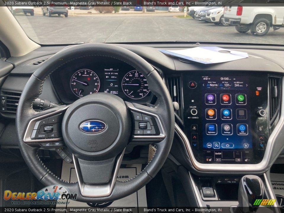 2020 Subaru Outback 2.5i Premium Magnetite Gray Metallic / Slate Black Photo #11