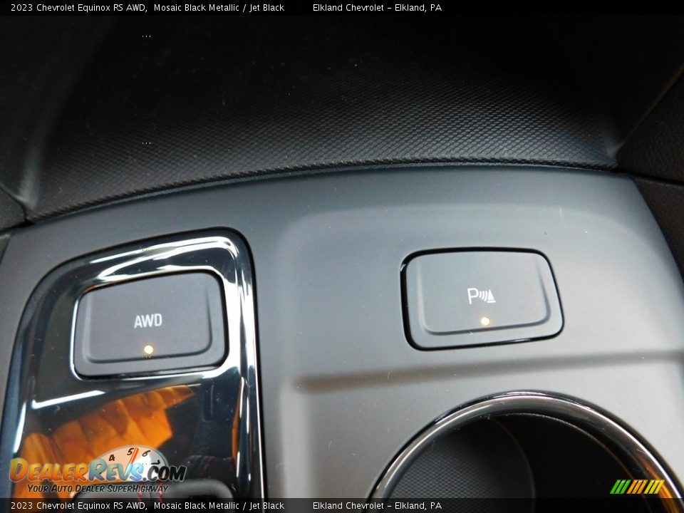 2023 Chevrolet Equinox RS AWD Mosaic Black Metallic / Jet Black Photo #35