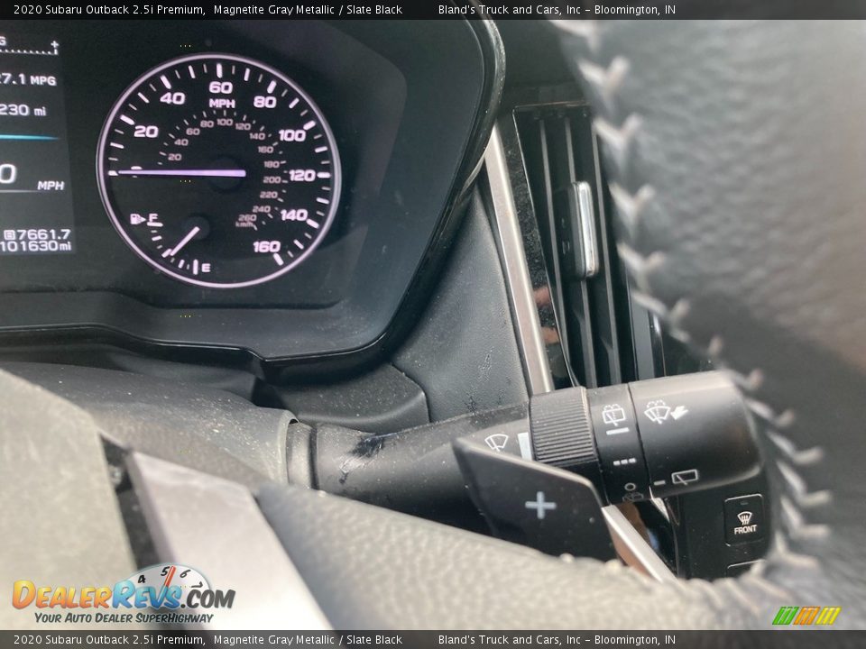 2020 Subaru Outback 2.5i Premium Magnetite Gray Metallic / Slate Black Photo #21