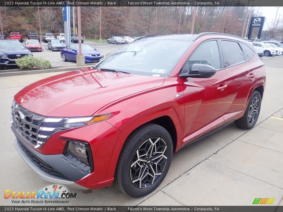 Front 3/4 View of 2023 Hyundai Tucson N-Line AWD Photo #7