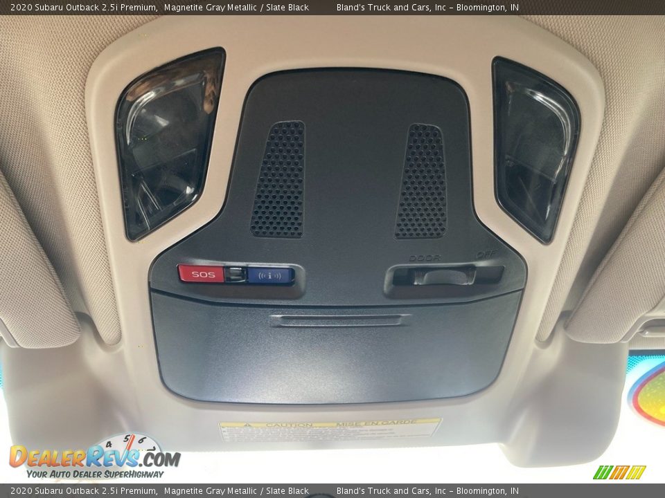 2020 Subaru Outback 2.5i Premium Magnetite Gray Metallic / Slate Black Photo #32