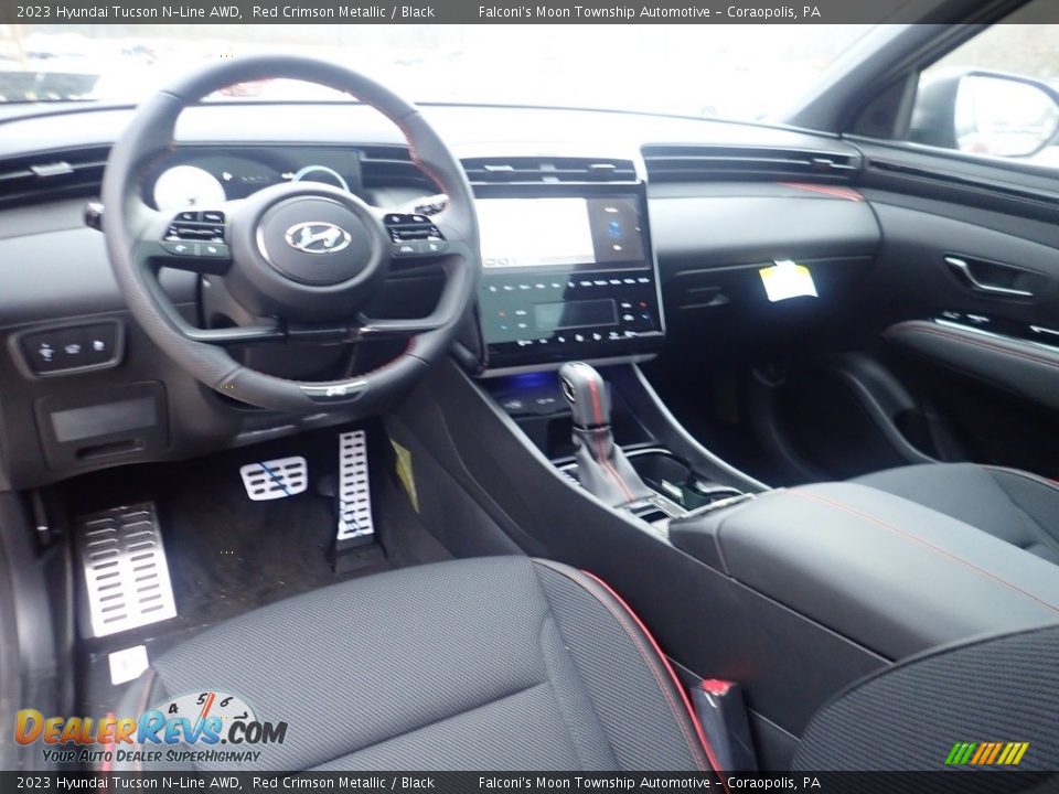 Black Interior - 2023 Hyundai Tucson N-Line AWD Photo #13