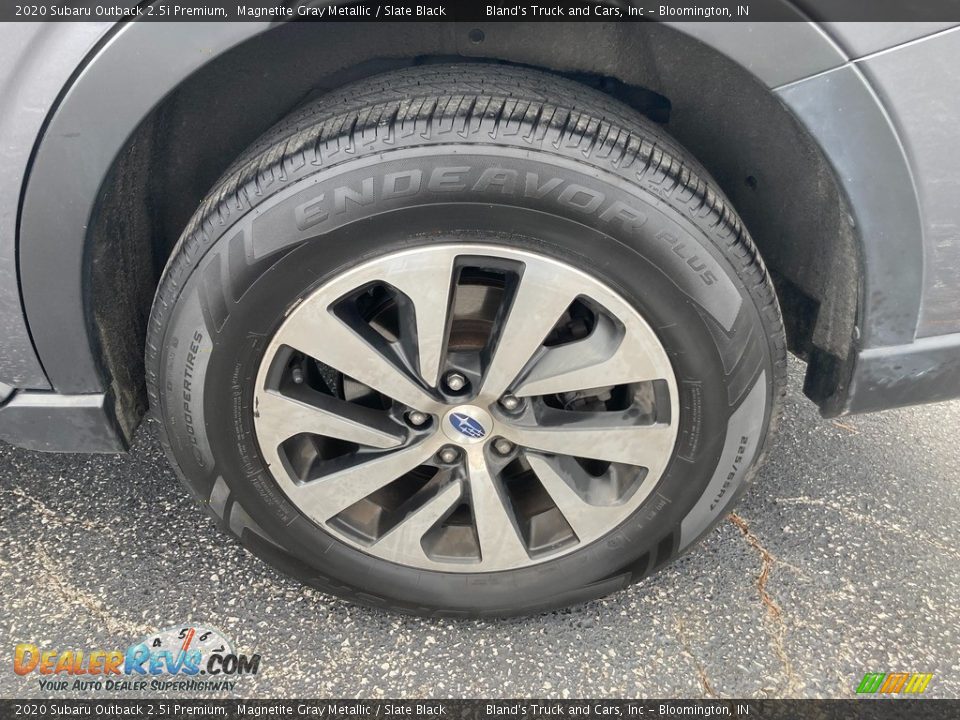 2020 Subaru Outback 2.5i Premium Magnetite Gray Metallic / Slate Black Photo #35