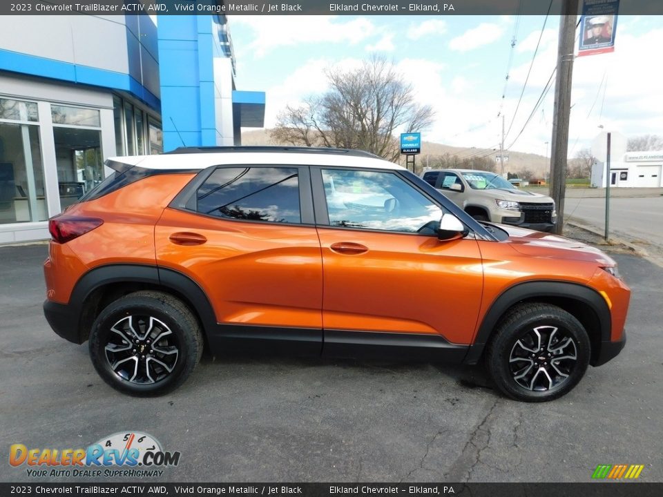 Vivid Orange Metallic 2023 Chevrolet TrailBlazer ACTIV AWD Photo #7