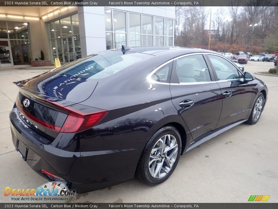 2023 Hyundai Sonata SEL Carbon Blue / Medium Gray Photo #2