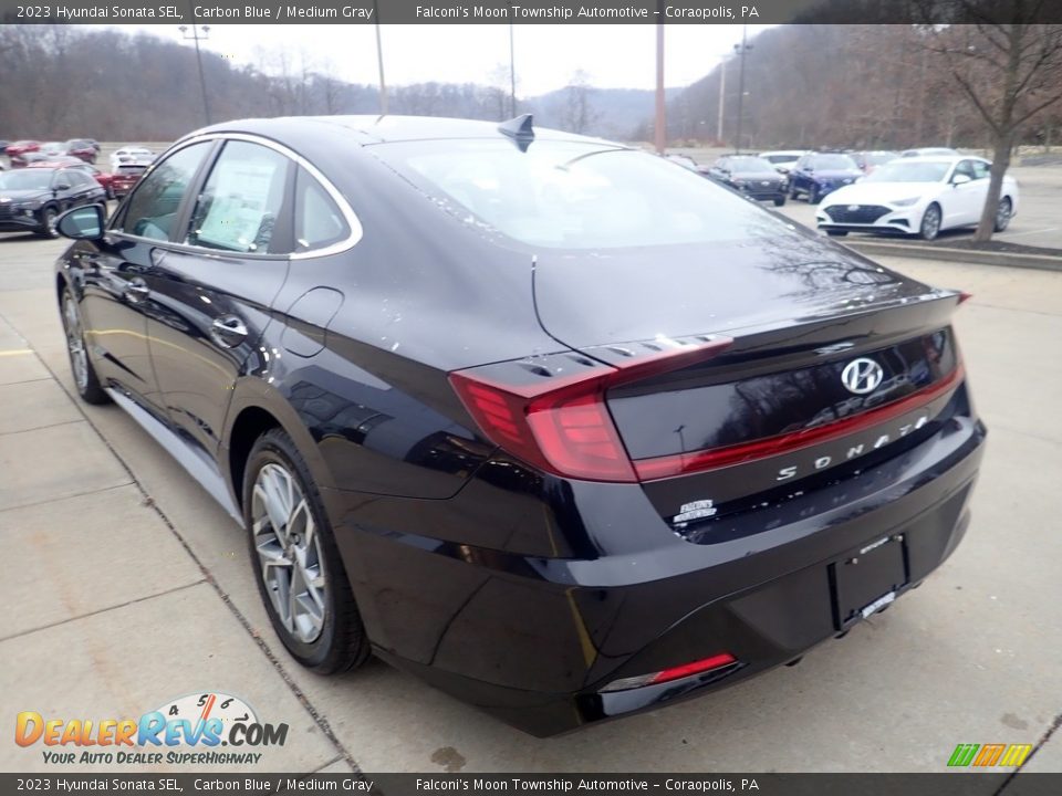 2023 Hyundai Sonata SEL Carbon Blue / Medium Gray Photo #4