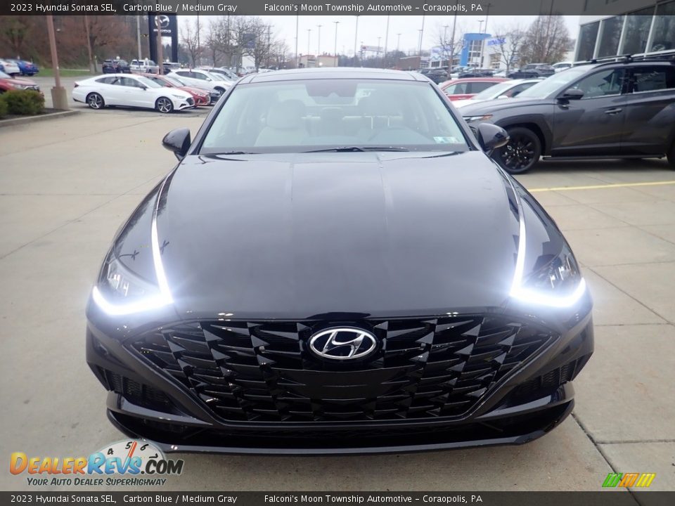 2023 Hyundai Sonata SEL Carbon Blue / Medium Gray Photo #7