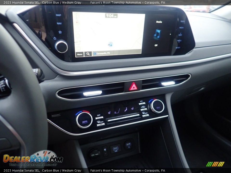 2023 Hyundai Sonata SEL Carbon Blue / Medium Gray Photo #17