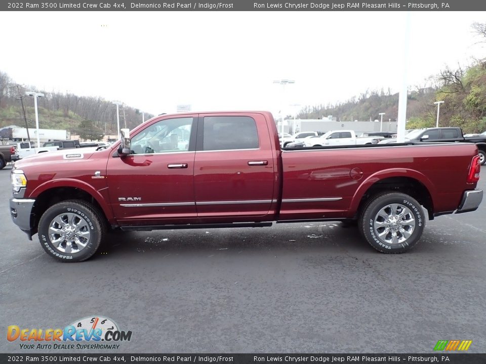 Delmonico Red Pearl 2022 Ram 3500 Limited Crew Cab 4x4 Photo #2