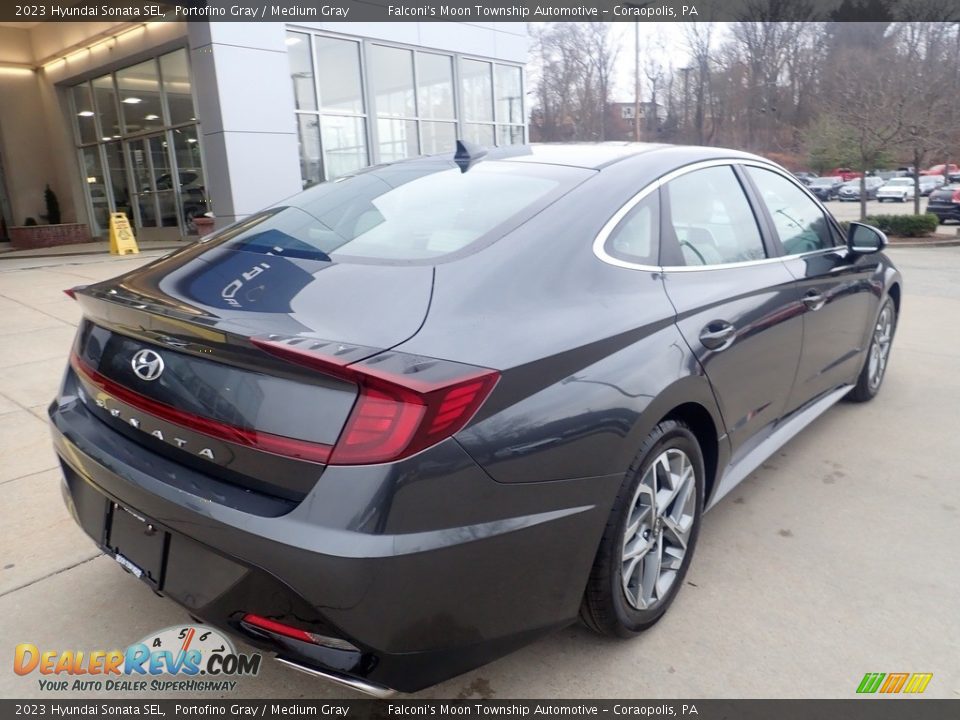 2023 Hyundai Sonata SEL Portofino Gray / Medium Gray Photo #2