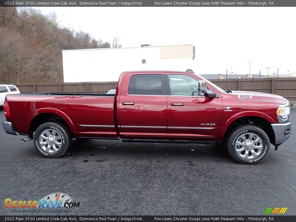 Delmonico Red Pearl 2022 Ram 3500 Limited Crew Cab 4x4 Photo #7