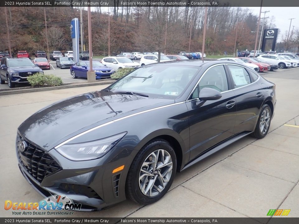 2023 Hyundai Sonata SEL Portofino Gray / Medium Gray Photo #6