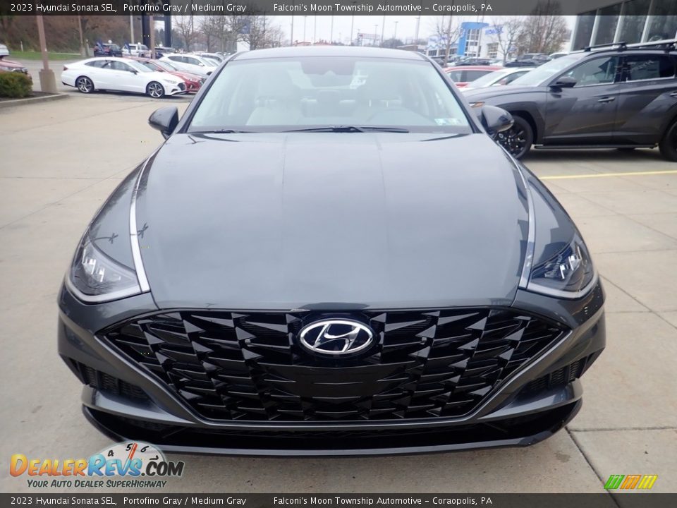 2023 Hyundai Sonata SEL Portofino Gray / Medium Gray Photo #7