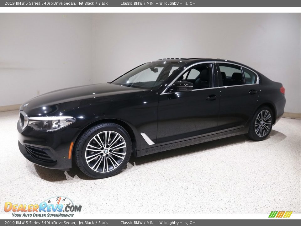 2019 BMW 5 Series 540i xDrive Sedan Jet Black / Black Photo #3