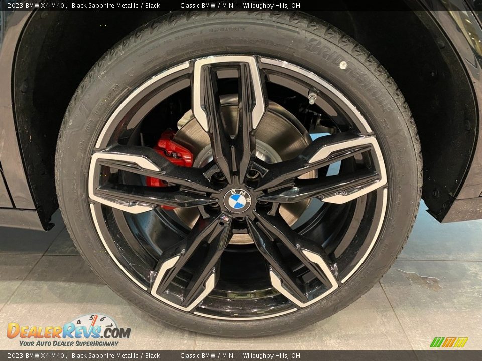 2023 BMW X4 M40i Black Sapphire Metallic / Black Photo #3