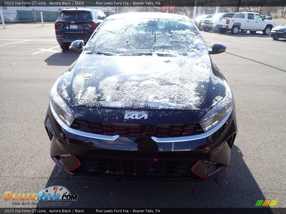 2023 Kia Forte GT-Line Aurora Black / Black Photo #3