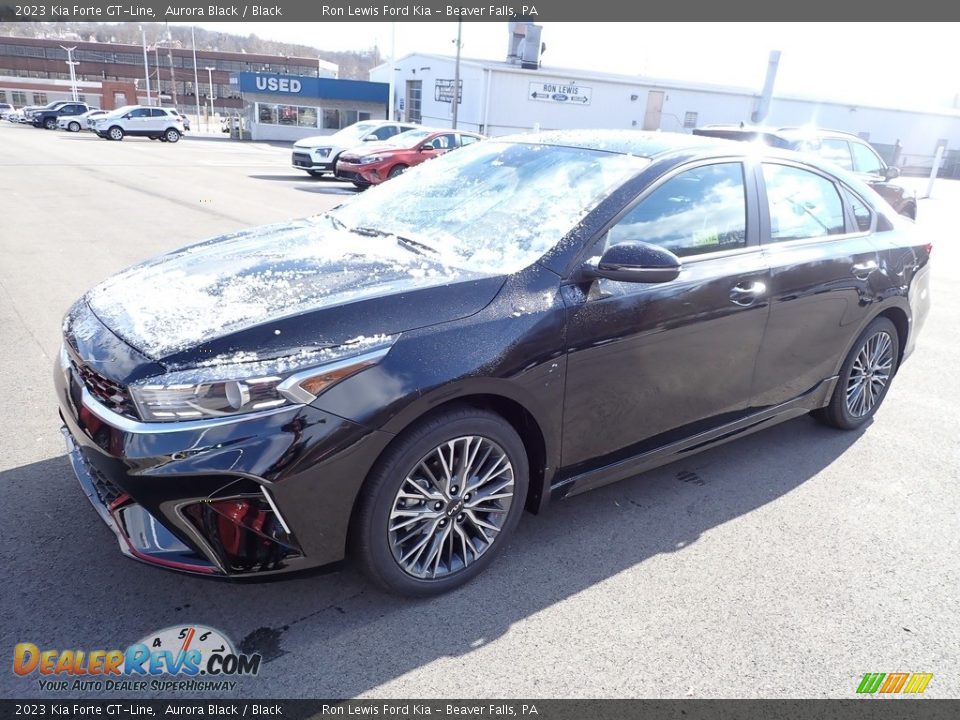 2023 Kia Forte GT-Line Aurora Black / Black Photo #4
