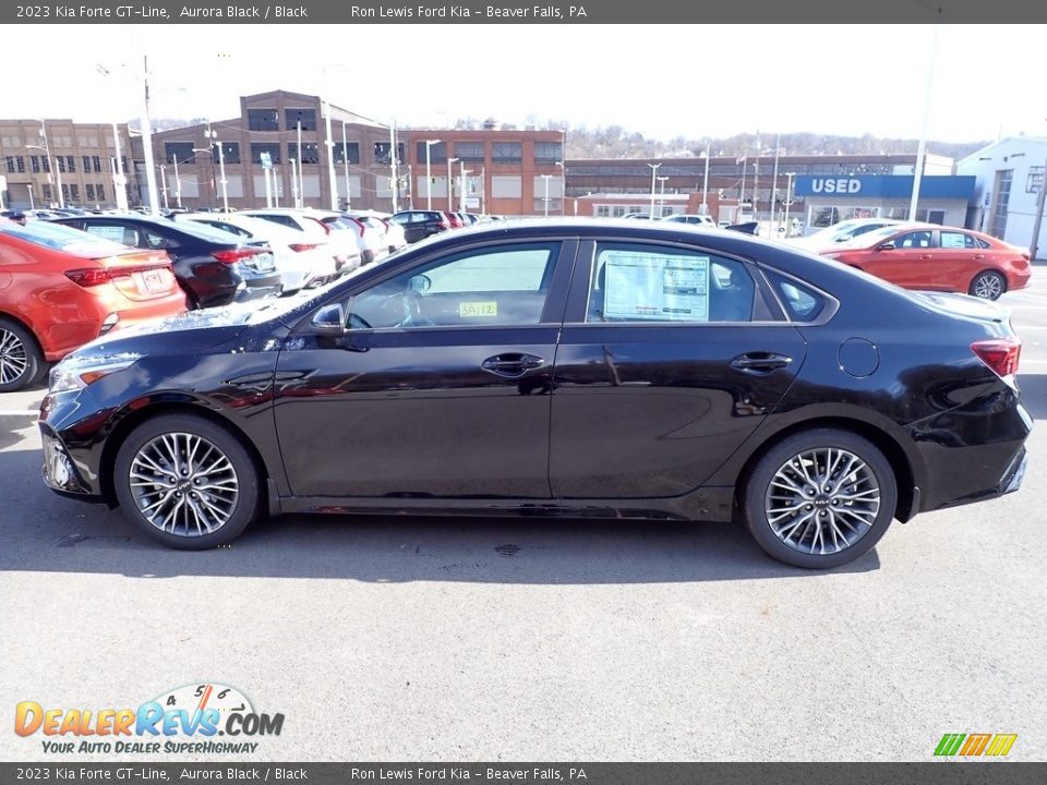 2023 Kia Forte GT-Line Aurora Black / Black Photo #5