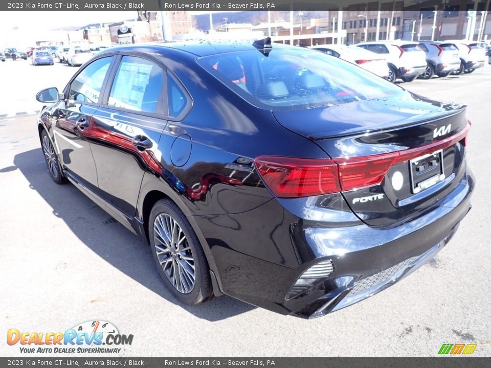 2023 Kia Forte GT-Line Aurora Black / Black Photo #6