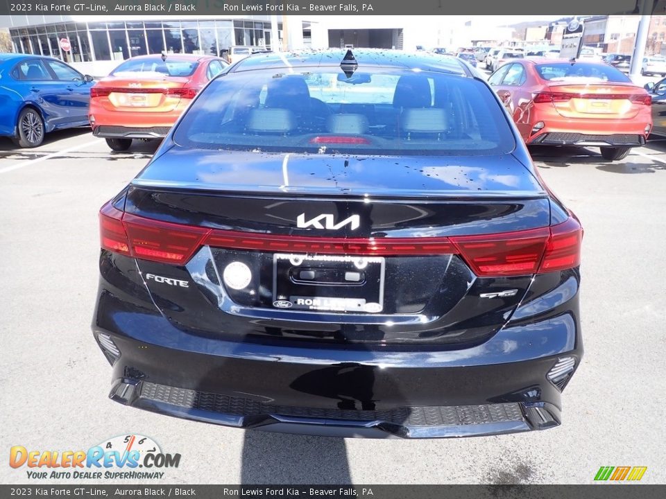 2023 Kia Forte GT-Line Aurora Black / Black Photo #7