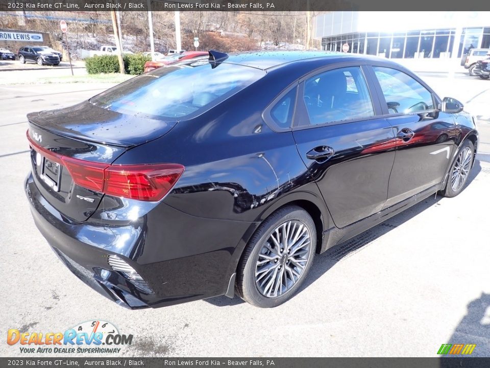 2023 Kia Forte GT-Line Aurora Black / Black Photo #8