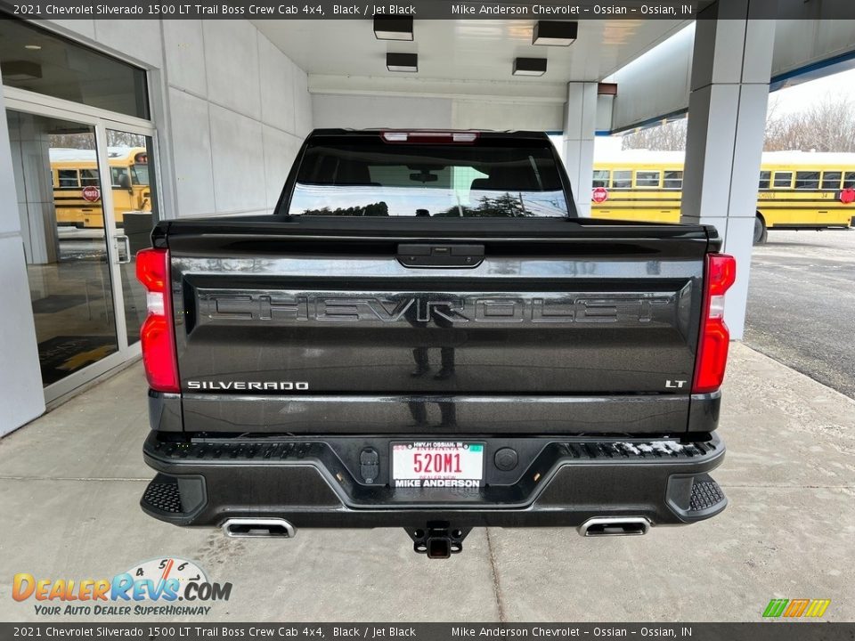 2021 Chevrolet Silverado 1500 LT Trail Boss Crew Cab 4x4 Black / Jet Black Photo #8