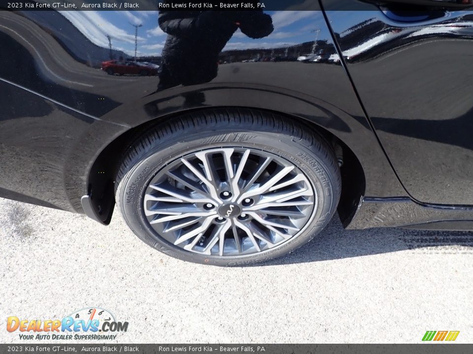 2023 Kia Forte GT-Line Aurora Black / Black Photo #9