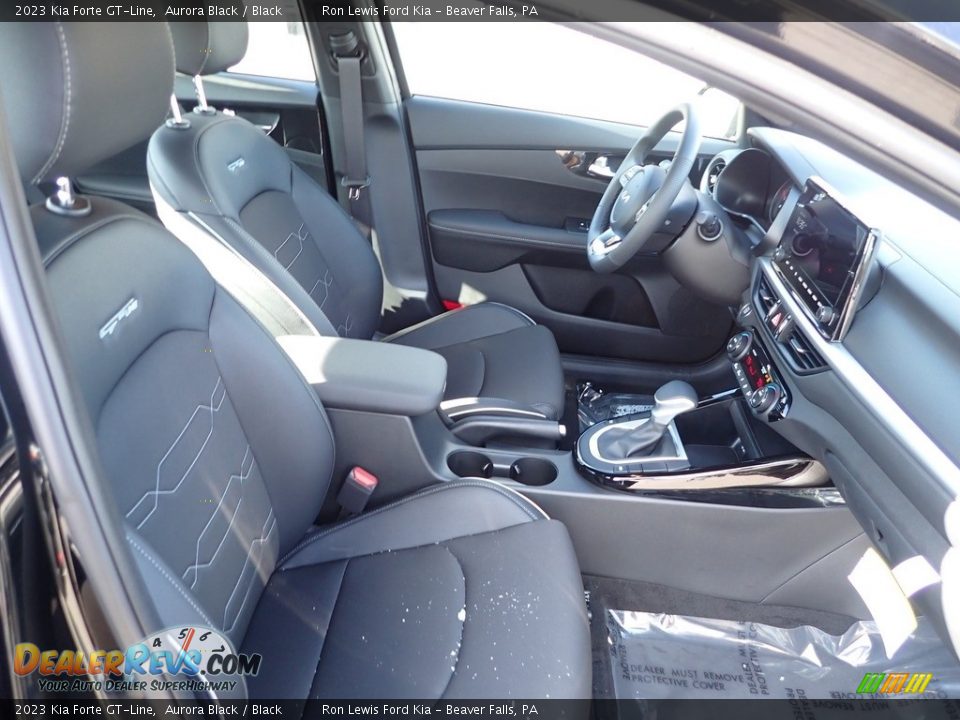 2023 Kia Forte GT-Line Aurora Black / Black Photo #11