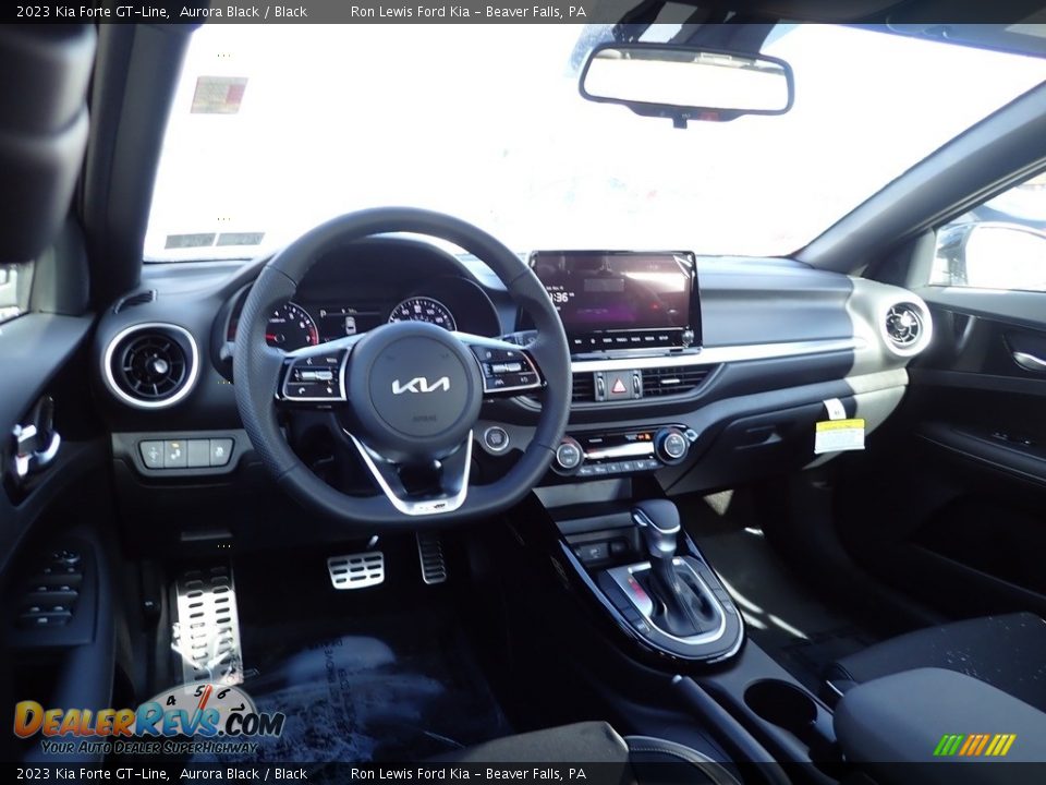 2023 Kia Forte GT-Line Aurora Black / Black Photo #13