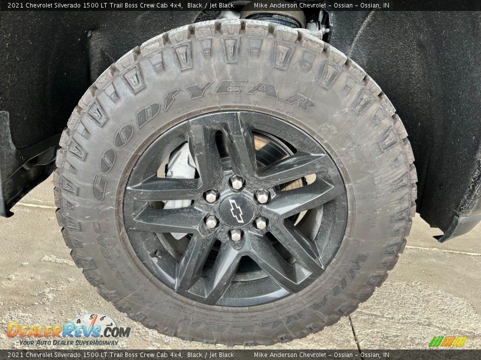 2021 Chevrolet Silverado 1500 LT Trail Boss Crew Cab 4x4 Black / Jet Black Photo #13
