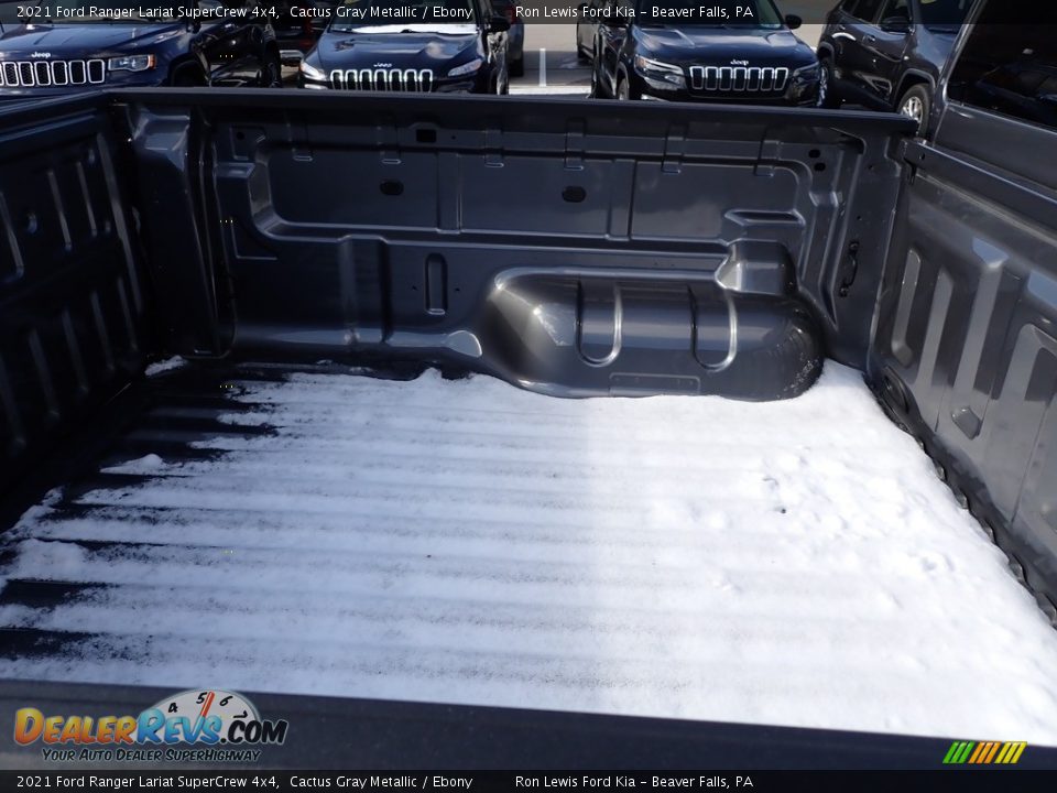 2021 Ford Ranger Lariat SuperCrew 4x4 Cactus Gray Metallic / Ebony Photo #10
