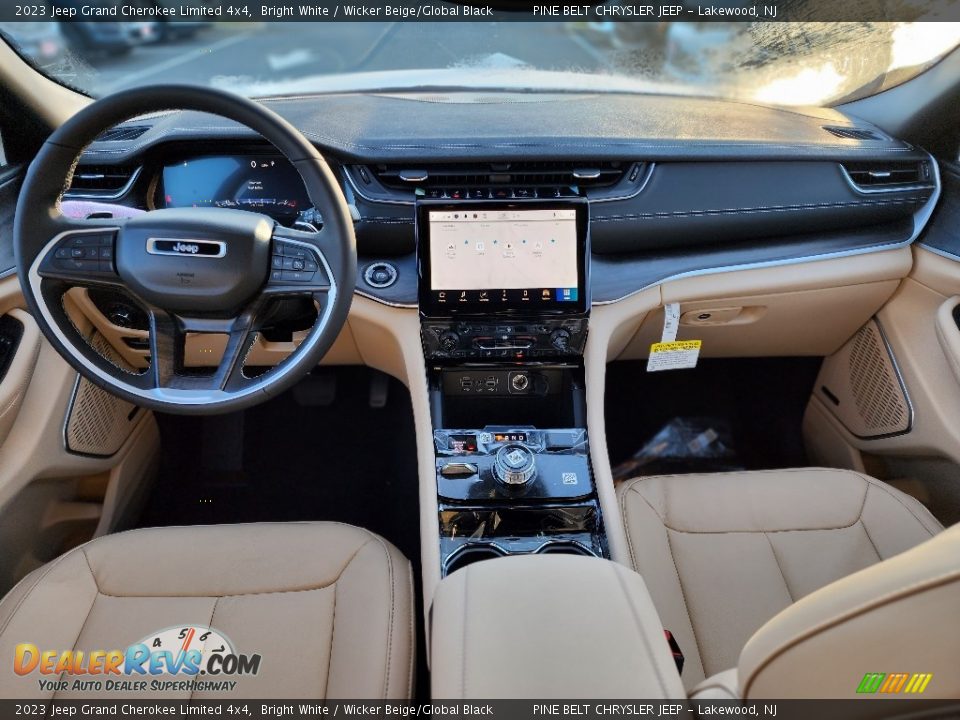 Wicker Beige/Global Black Interior - 2023 Jeep Grand Cherokee Limited 4x4 Photo #8