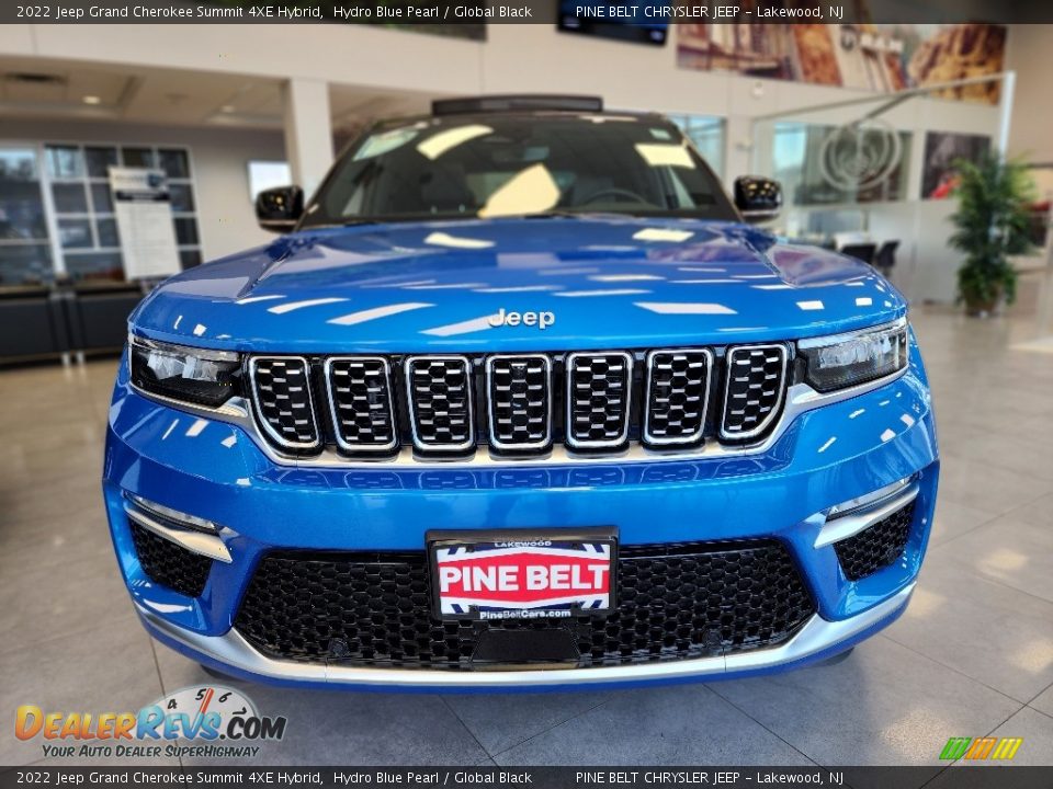 2022 Jeep Grand Cherokee Summit 4XE Hybrid Hydro Blue Pearl / Global Black Photo #2